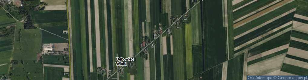 Zdjęcie satelitarne Dębowiec Wielki ul.